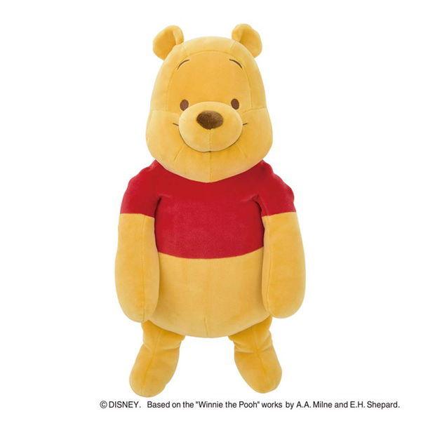Disney|Mochi Hug靠背负担减轻限定维尼/噗噗公仔/玩偶|约幅18×奥行15×高さ40cm