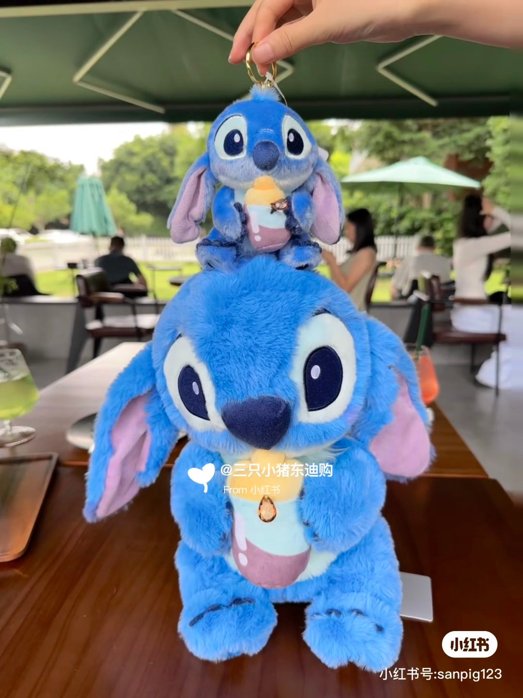 Disney|Stitch Day Collection Mascot Holder /Plush Keychain|14 x 24 x 7 cmapprox.