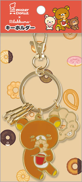 Rilakkuma|Mister Donut Mascot Smart Keychain|165×75mm approx.
