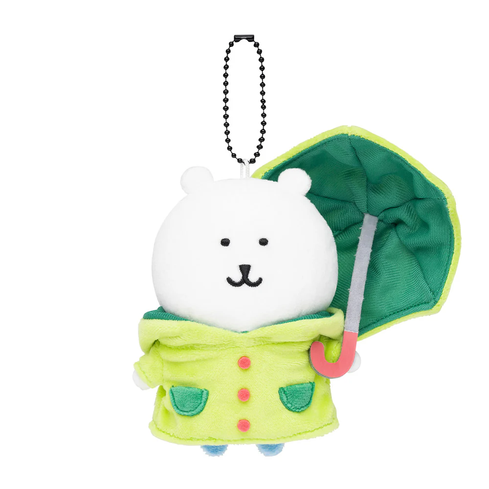 【limit 1】Nagano|Characters Rainy Day Mascot Holder /Plush Keychain|H135×W130×D80mm approx.