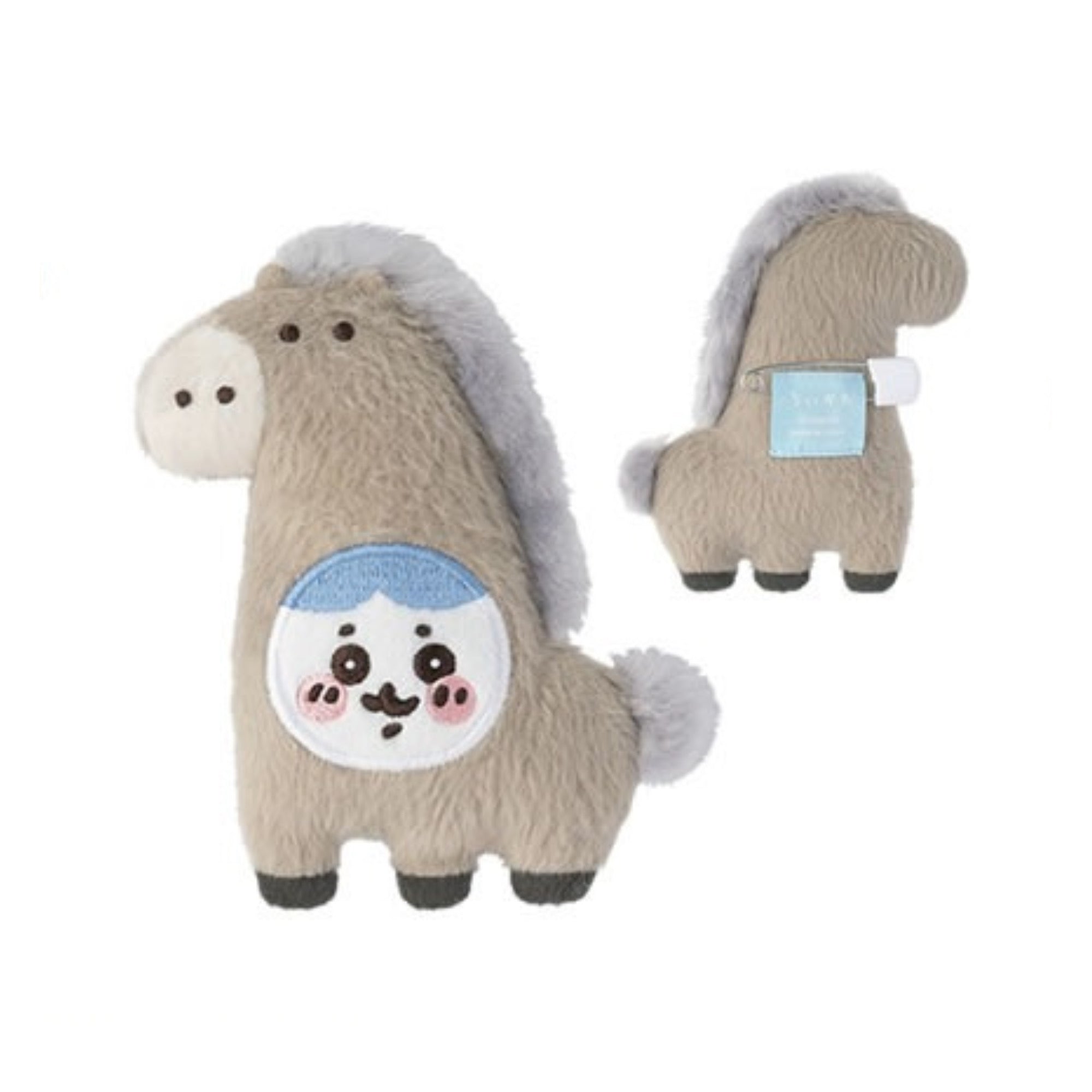 Chiikawa|Become a Horse" Plush Badge Set|H100×W80×D25mm approx.