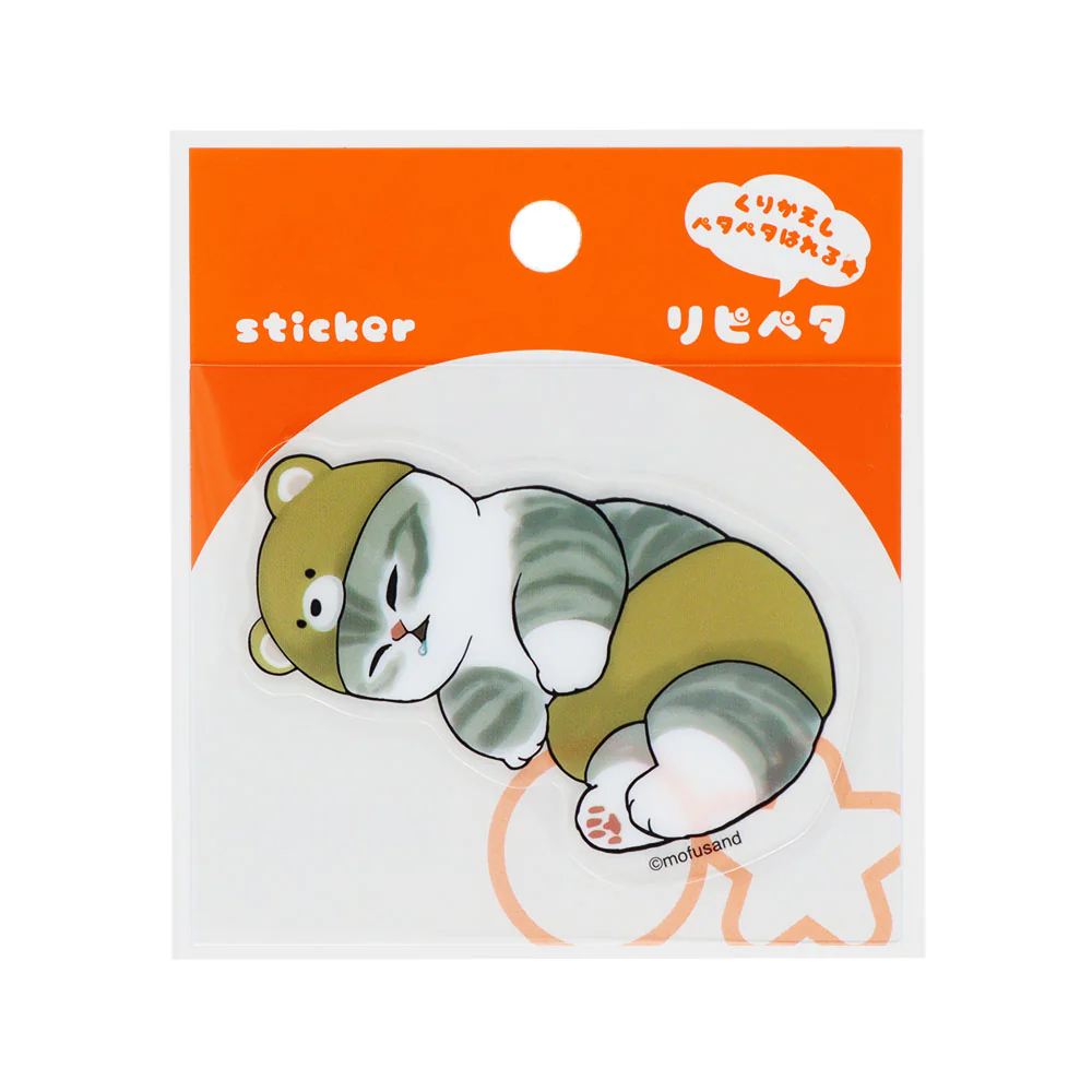 Mofusand| Meow Pants! Sticker|H65 x W80 x D0.3mm approx.