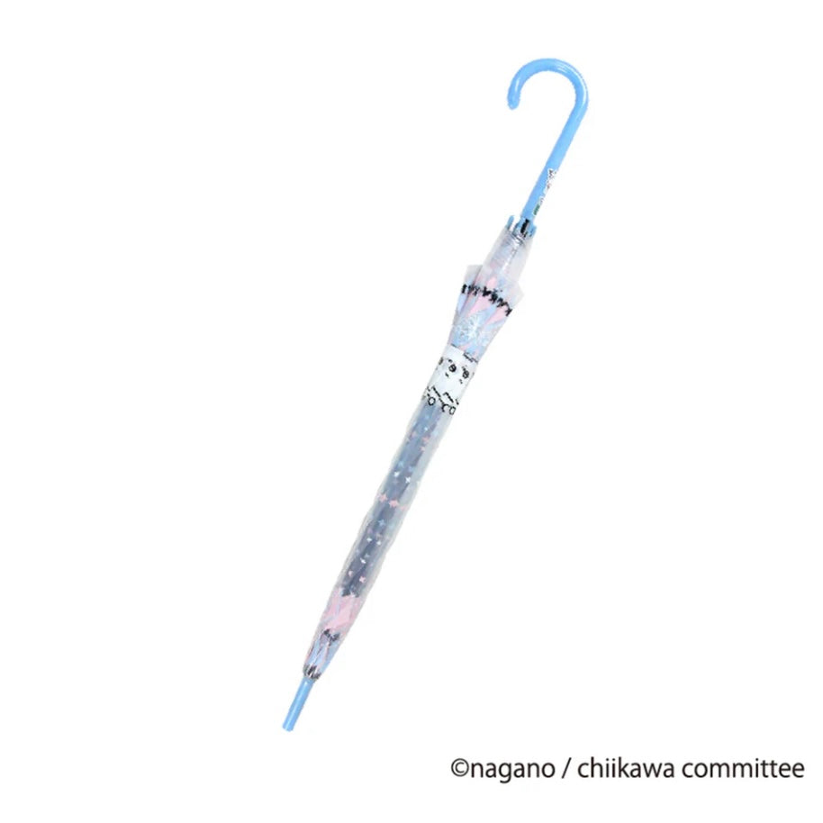 Chiikawa 吉伊卡哇|角色可爱图案长柄透明伞|伞骨58cm
