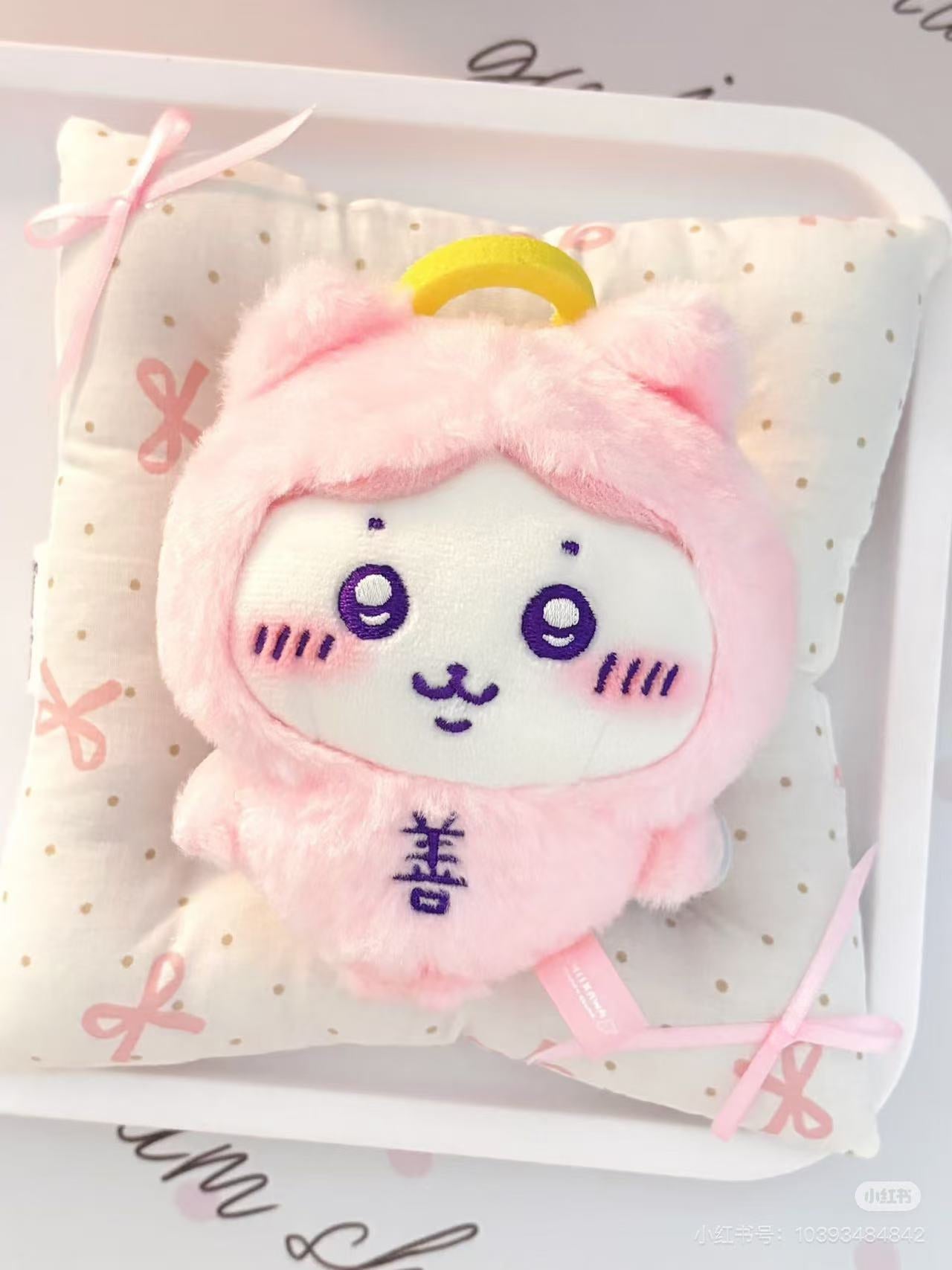 【limit 1】chiikawa|Angel & Devil Baby Mascot Holder /Plush Keychain|H120×W120×D55mm approx.