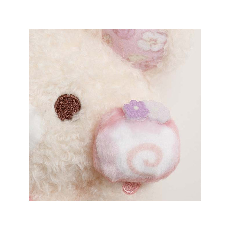 Rilakkuma轻松熊|花环茶会限定毛茸茸挂件|约130 x 105 x 55 mm