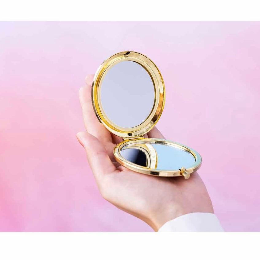 Chiikawa 吉伊卡哇|超魔法少女/小魔仙系列变身镜/便携镜/随身化妆镜|約H77×W70×D10mm