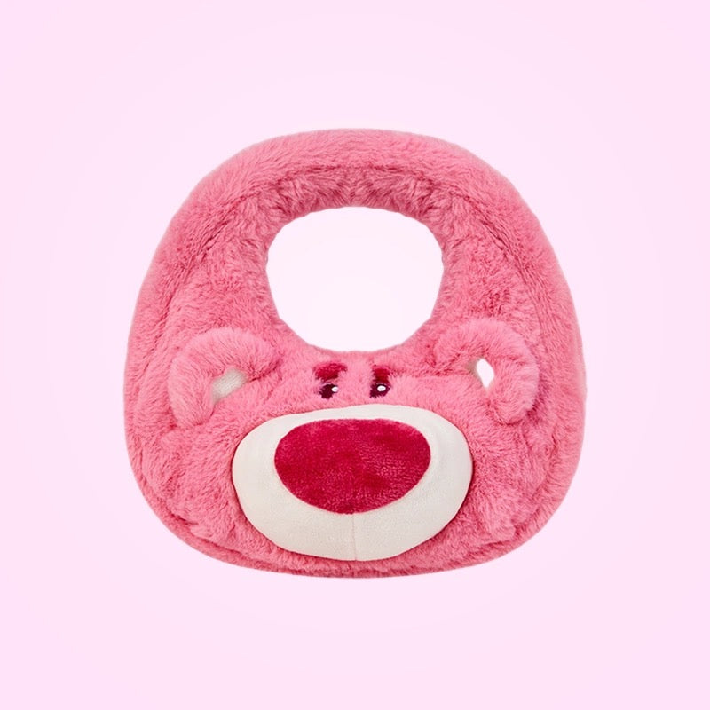 Disney SH|萌动秋日毛茸茸大脸手提包/软绵绵超好摸