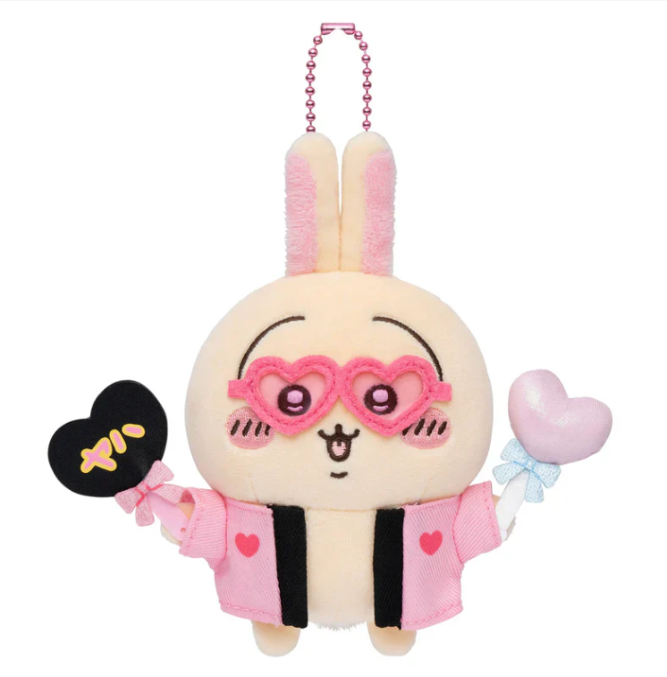 Chiikawa|Otaku Activity Fan Usagi Mascot Holder /Plush Keychain|130×135×50mm approx.