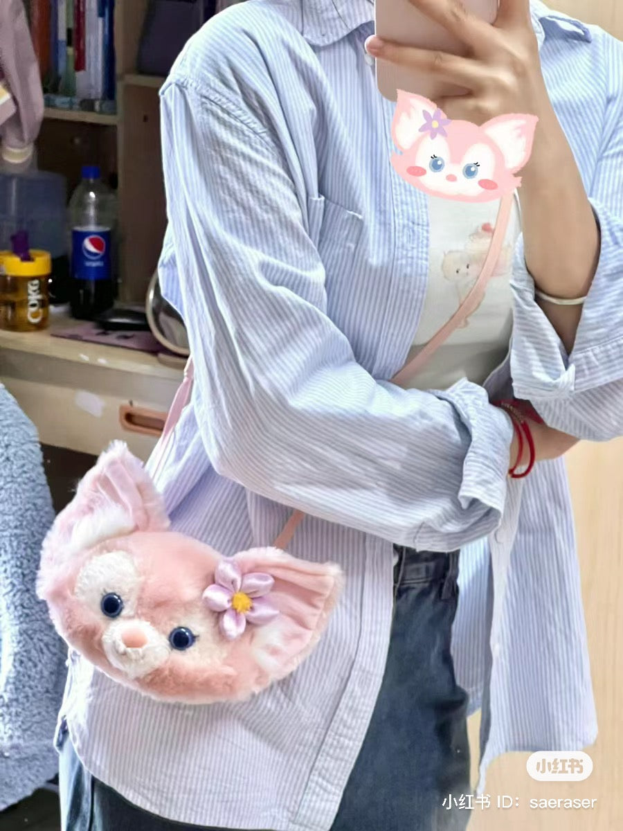 Disney HK|linabell玲娜贝儿大脸斜挎包/卡包位