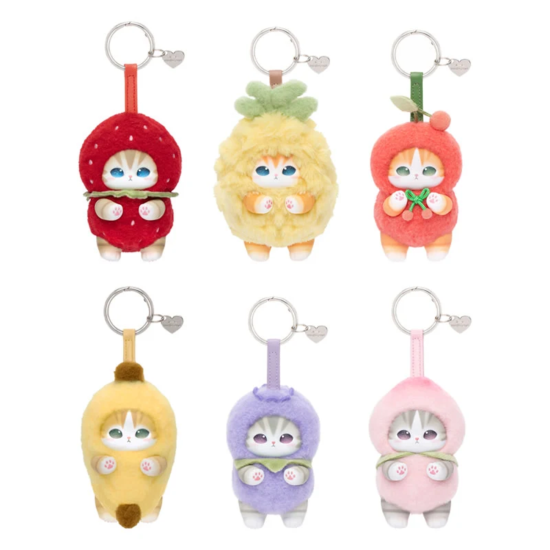 Mofusand|Kiramekko Fruity Kittens Mascot Keychain mystery bag/blind box/All 6 types|1pc