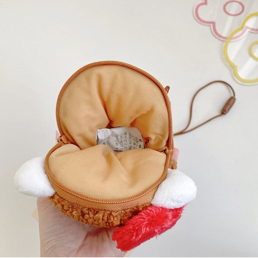 Monchhichi|Monchhichi × Sanrio Mascot Neck Pouch - Hello Kitty|123×130×50mm approx.