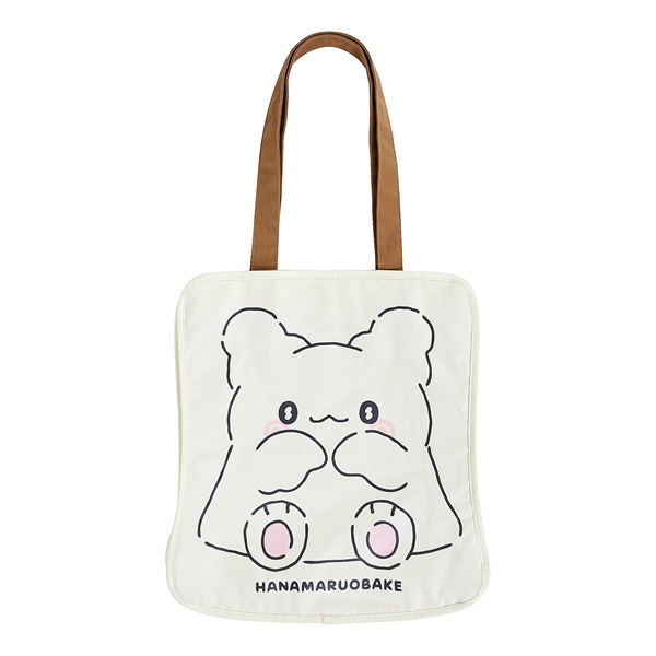 Sanrio三丽鸥|Original Character-shaped Tote Bag - Hanamaruobake / Always Together花丸鬼甜点系列双面图案单肩帆布包|约 38×12×42cm