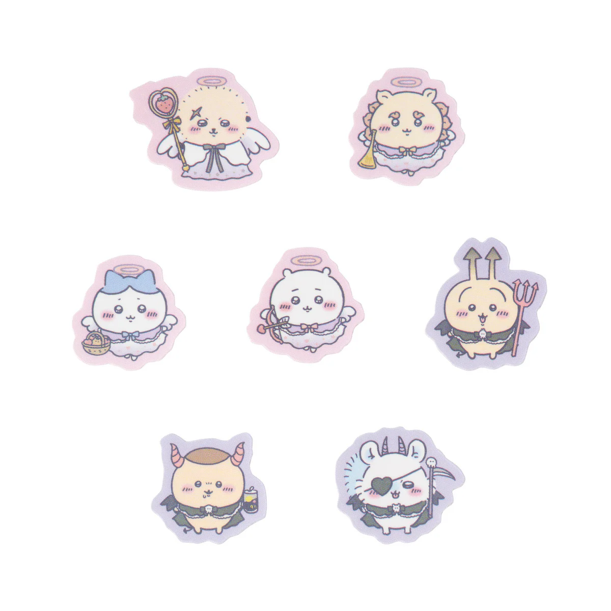 chiikawa|Angel♡Demon Flake Sticker|21 piece