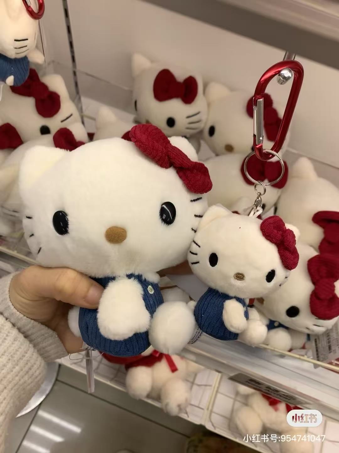 HelloKitty|Classic sitting Plush Dolls/Plush Toy|14.5×10×16cm approx.