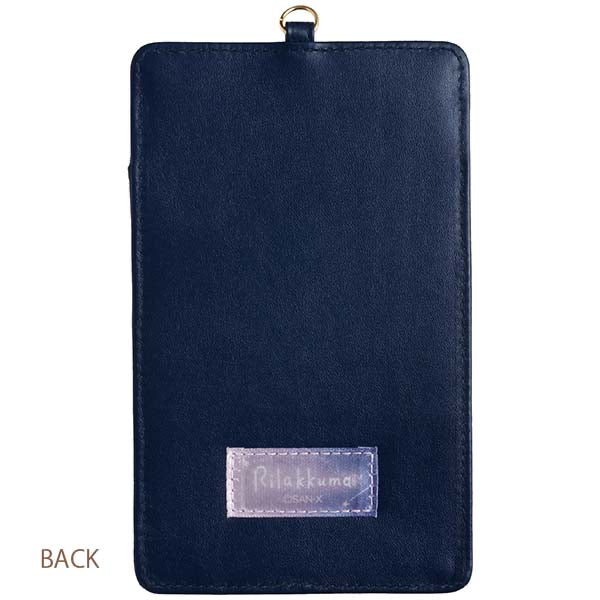 Rilakkuma轻松熊|晚安睡梦系列超软皮质感零钱包手机包斜背包组|手机包约180×110×10mm