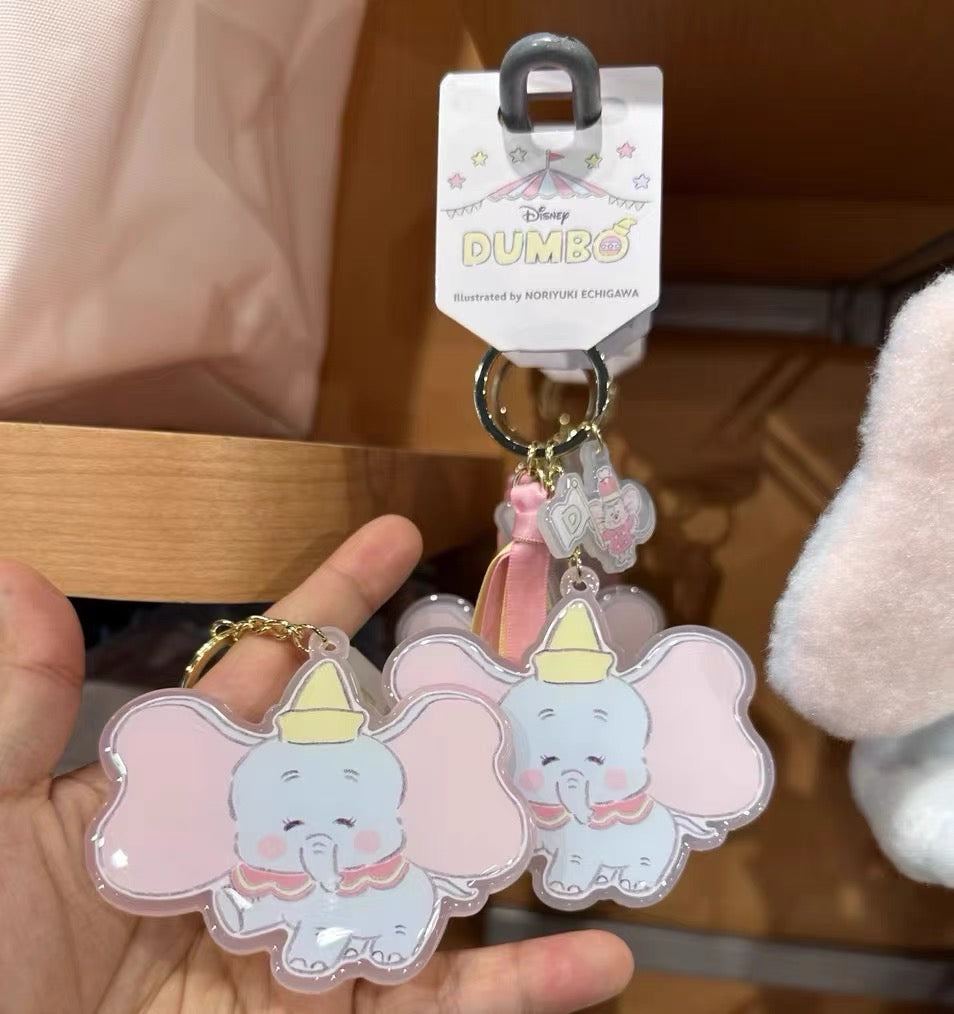 Disney|Dumbo小飞象和小老鼠蒂莫西钥匙扣/挂件|約 縦7.5×横8.4×厚み0.5(cm)