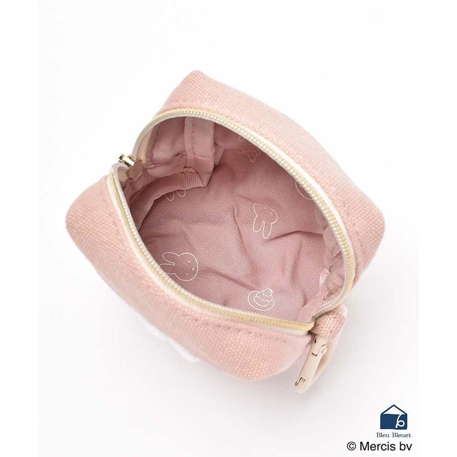 Miffy|Lunlunsagara Mini Pouch with Carabiner|W8×H8×D4cm approx.