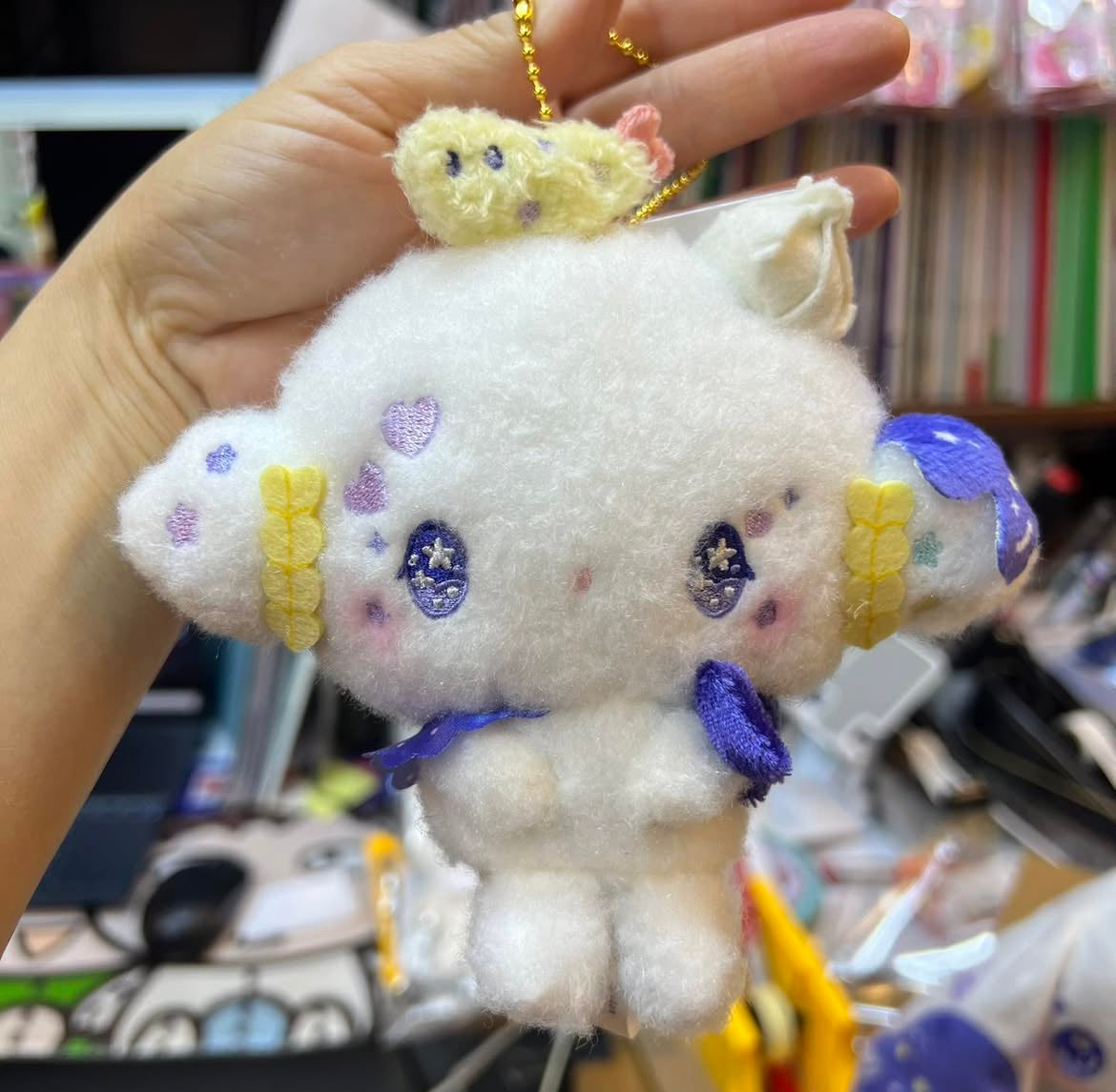 Sanrio三丽鸥|Sanrio × Dolly Mix Mascot Holder星梦甜品系列毛绒玩偶挂件/包挂|约7.0 x 13.0 x 11.5cm