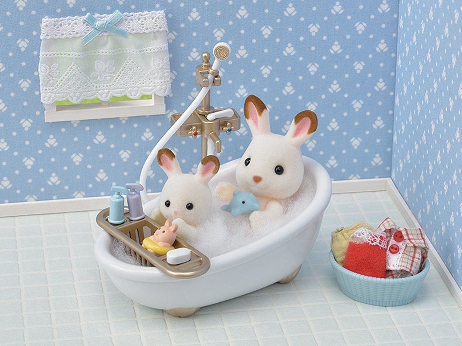 SylvanianFamilies|Country Bathroom Set-5286