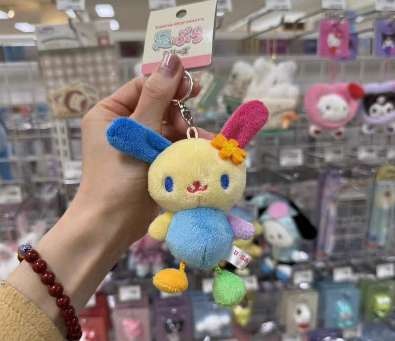 Sanrio|Hanging Legs Series Mascot Holder /Plush Keychain|120x55x48mm approx.