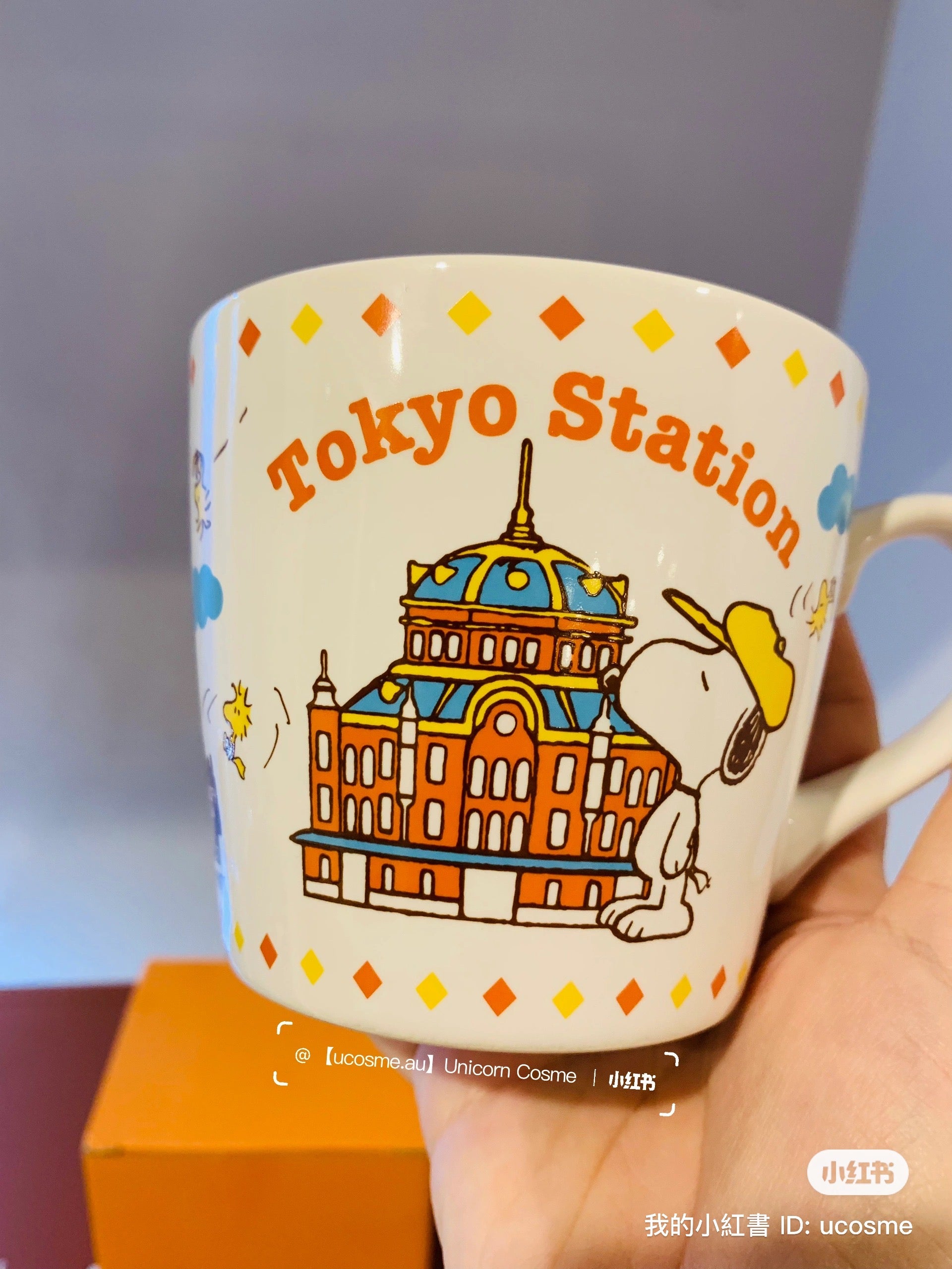 Snoopy|东京站限定史努比马克杯|约W110×H97×D95mm