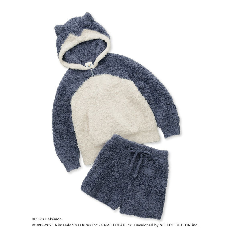 GELATO PIQUE|Gelato x Pokemon宝可梦爆款联名/卡比兽儿童成人同款软绵绵连帽套装/家居服/短裤