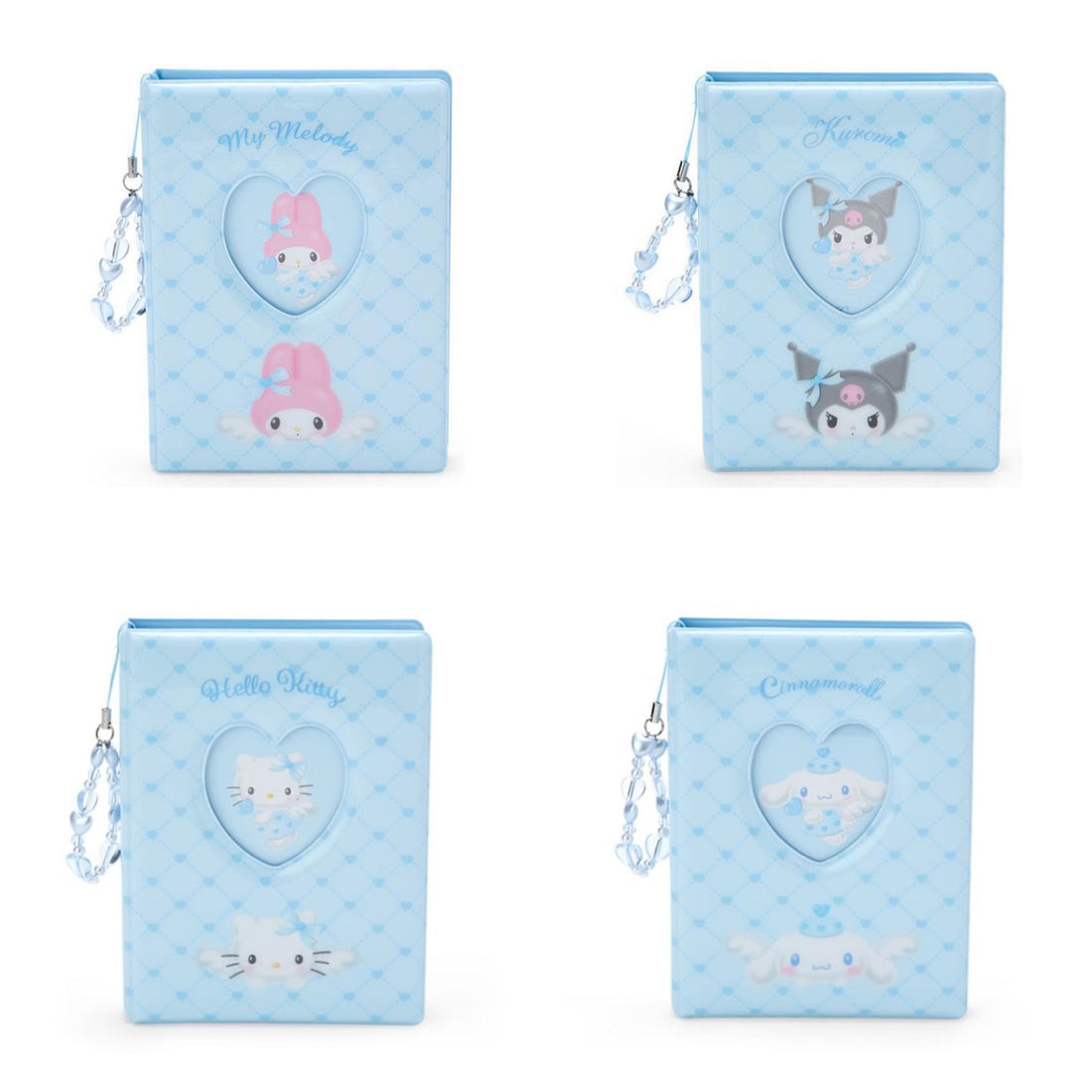 Sanrio三丽鸥|天使爱神系列第二弹精致吊链水色相册本|約11.5cm×15.6cm×2.5cm