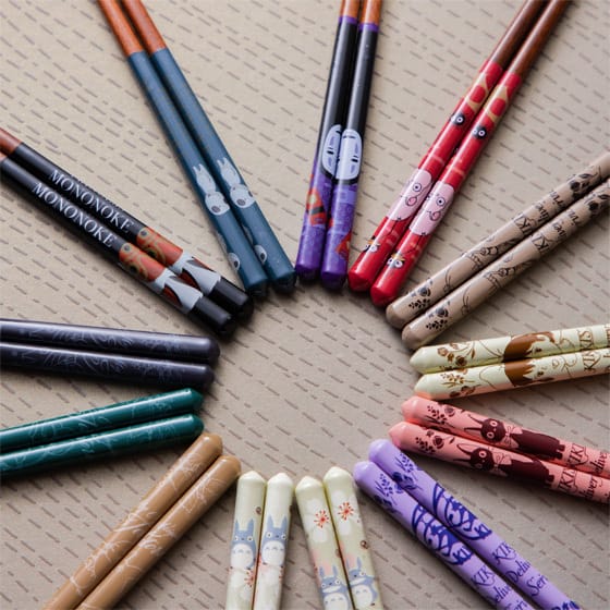 My neighbor totoro|Lacquered Chopsticks 21cm Boh Mouse -吉卜力宫崎骏动漫周边筷子|长约21c?m