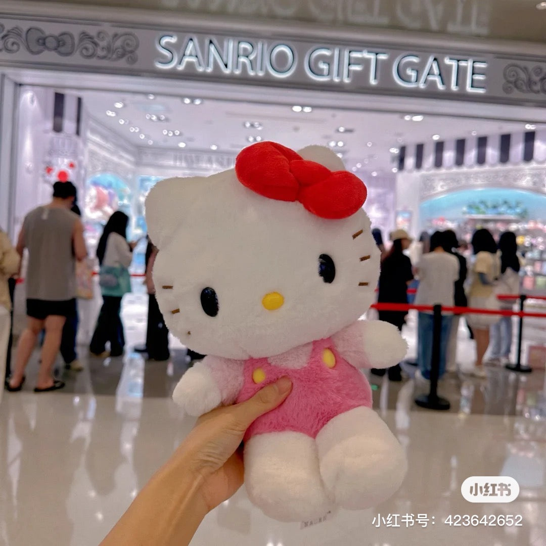 Hello kitty凯蒂猫|毛茸茸kitty公仔/玩偶|L号约28×21×33cm/M号约24cm×25cm×16cm
