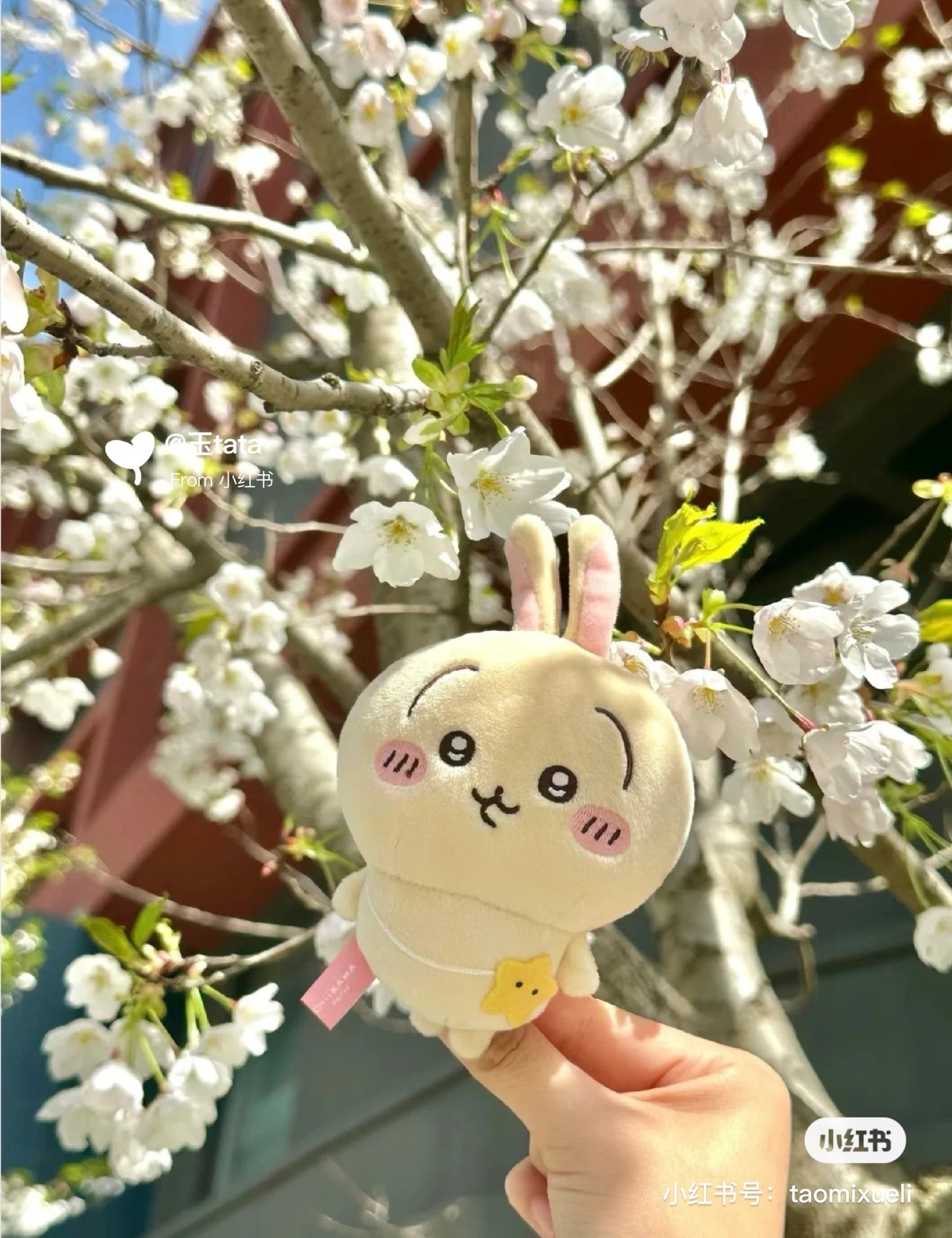 Chiikawa 吉伊卡哇|Looking forward to going out! Mochitto Puchi MiniMascot背小包包出游系列毛绒挂件/包挂|约 H135 x W90 x D55mm