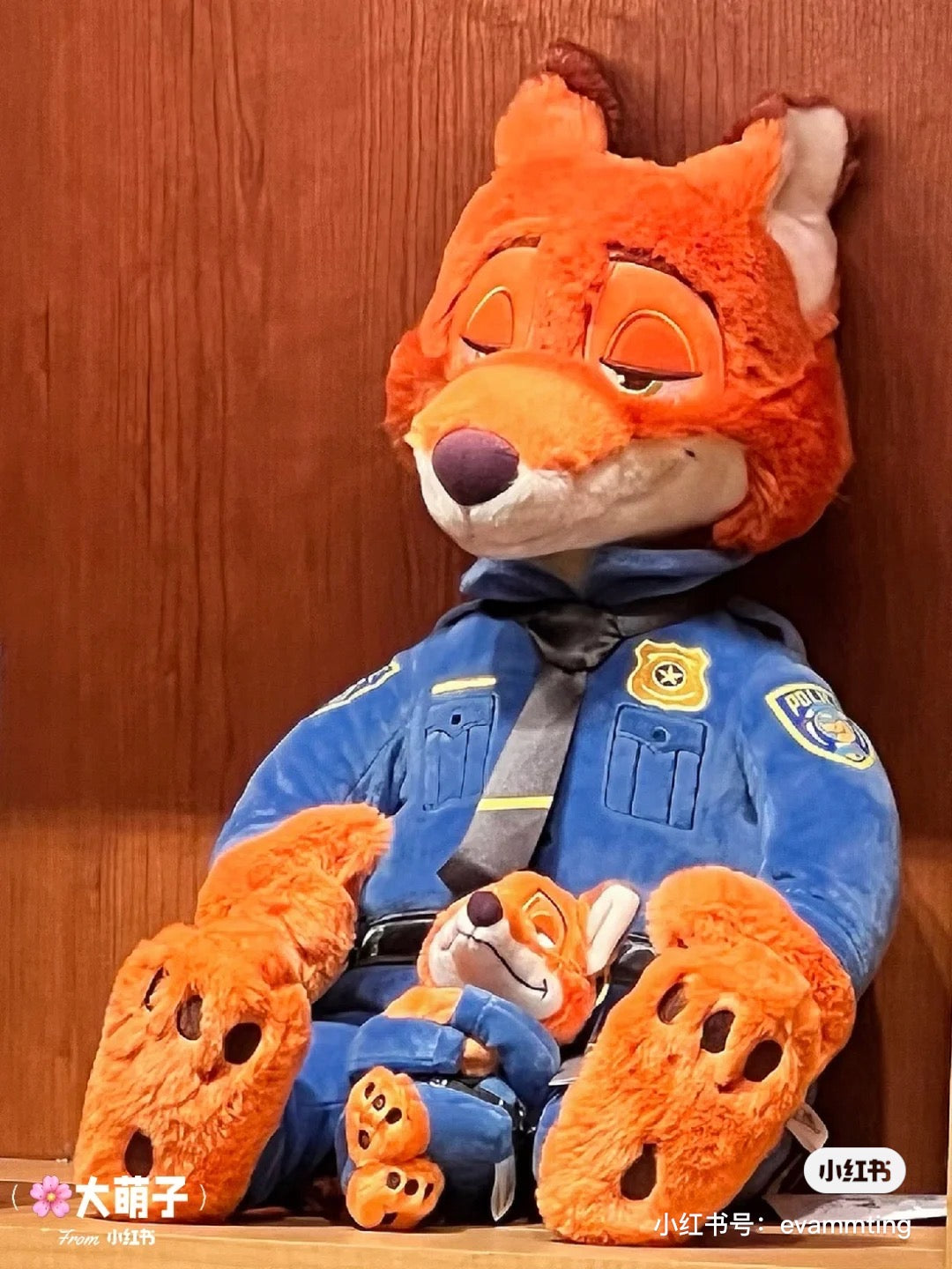 Disney迪士尼|睡不醒系列Nick尼克/Judy朱迪玩偶/挂件/包挂|约高さ12×幅6.5×奥行き12cm