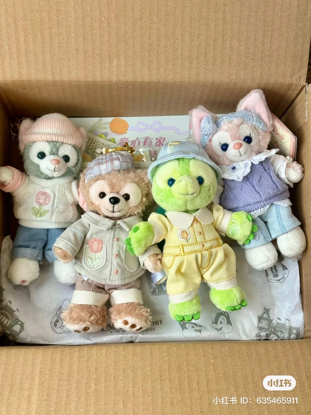 Disney SH|春日达菲和朋友们系列站姿挂件/包挂