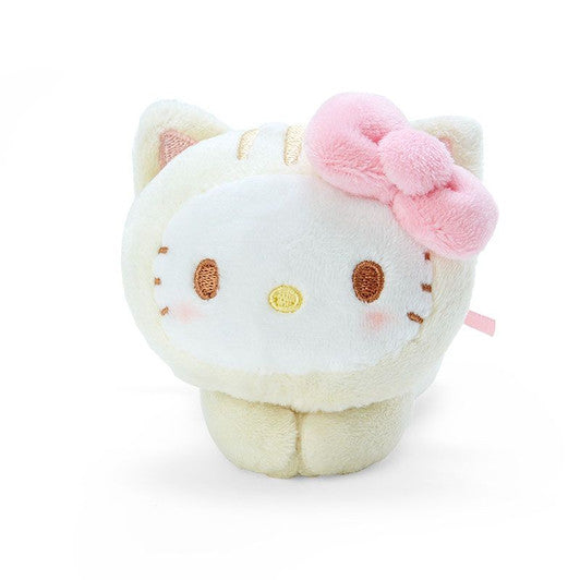 Sanrio|治愈系mini小铃铛趴趴小夹子公仔/捏住脚的話/手会张开抓東西/还可以弯着尾巴吊着|約11×11×8cm