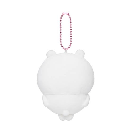 chiikawa|Moon Face Chiikawa Mascot Holder /Plush Keychain|H105×W80×D50mm approx