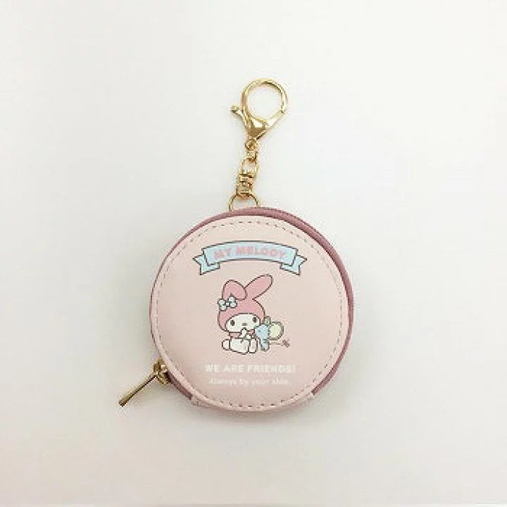 Sanrio|Round Mini Pouch|80×25mm approx.