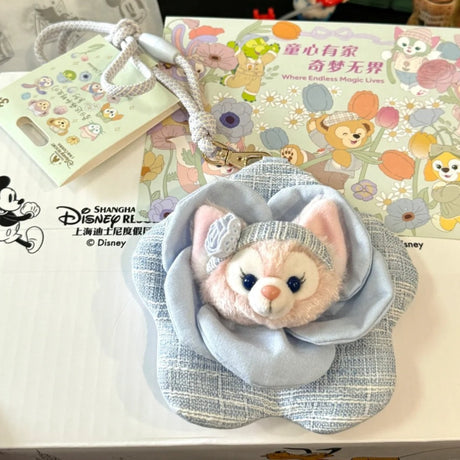 Disney SH|春日达菲和朋友们系列小香风贝儿花朵卡包/零钱包/耐装/可挂脖/改造包挂/斜挎包等