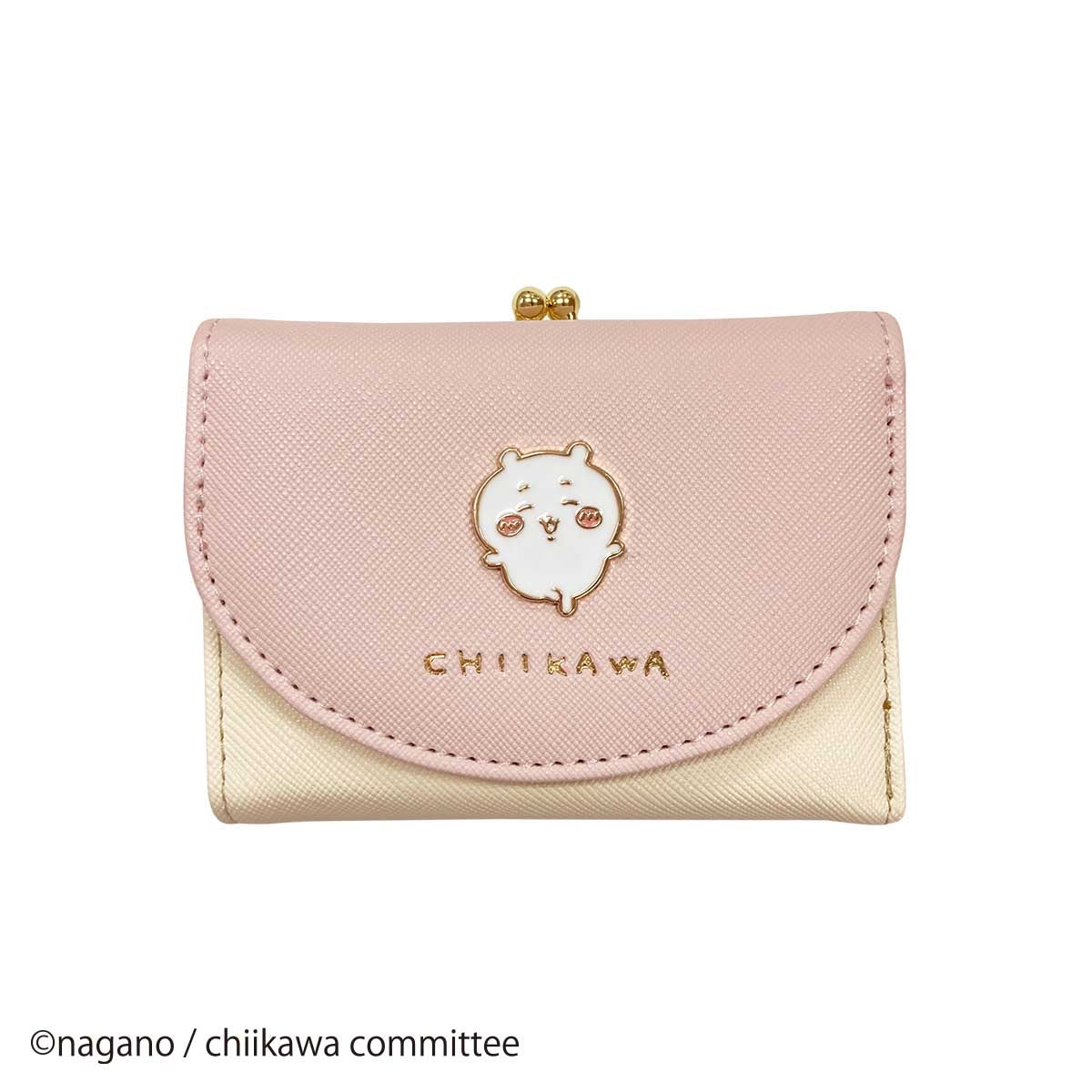 Chiikawa 吉伊卡哇|十字纹多用钱包/皮夹/零钱包/细节满满/满印内里|约H80×W105×D25mm