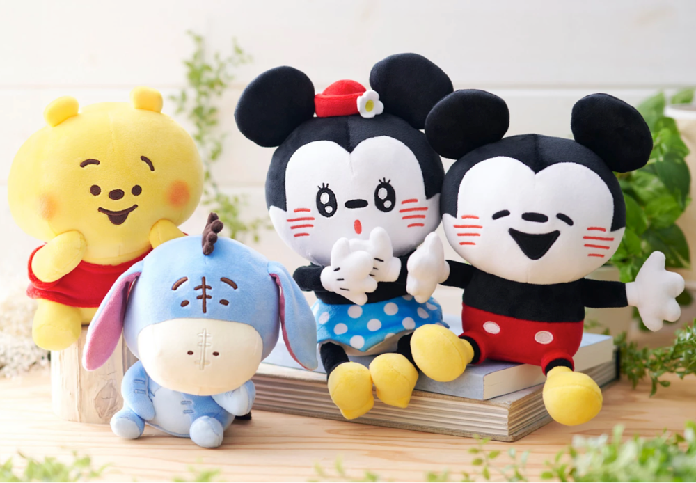 Disney|限定呆萌扁扁傻子系列/二傻系列/铁憨憨/毛绒公仔/玩偶|约高20-26cm