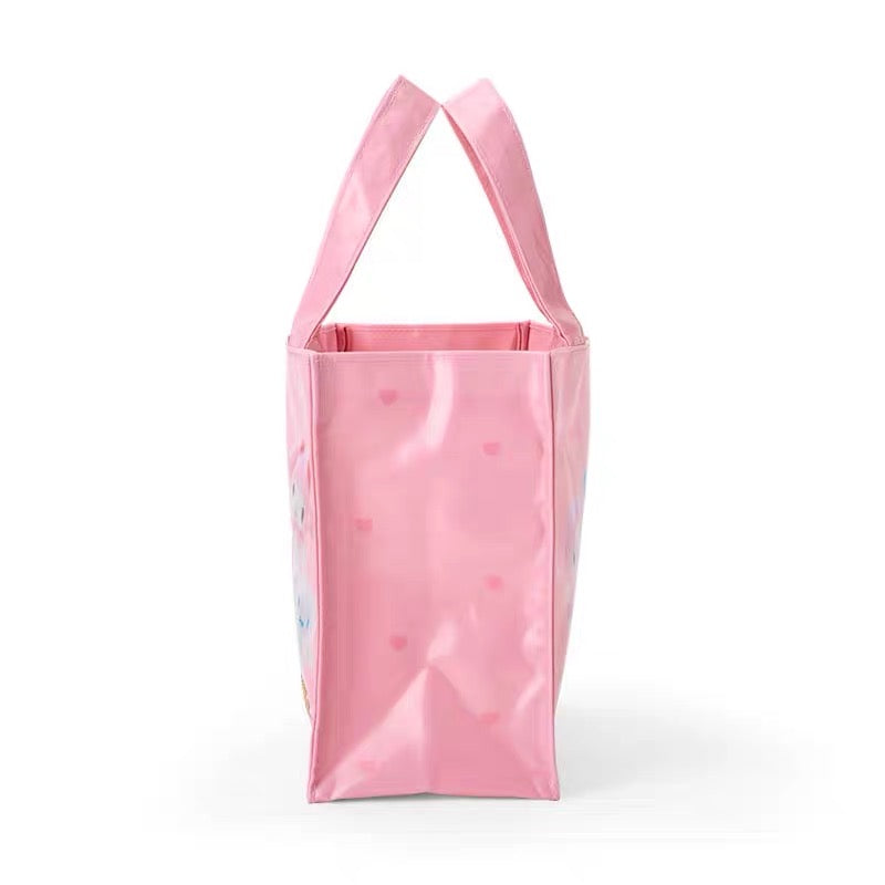 Sanrio| Handbag - Pitatto Friends Photo- Pitatto Friends Photo多巴胺格纹系列粉色手提包|约23×11×20cm