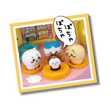 chiikawa吉伊卡哇|好朋友们公仔套装/过家家发声mini玩偶 /布丁屋拓展