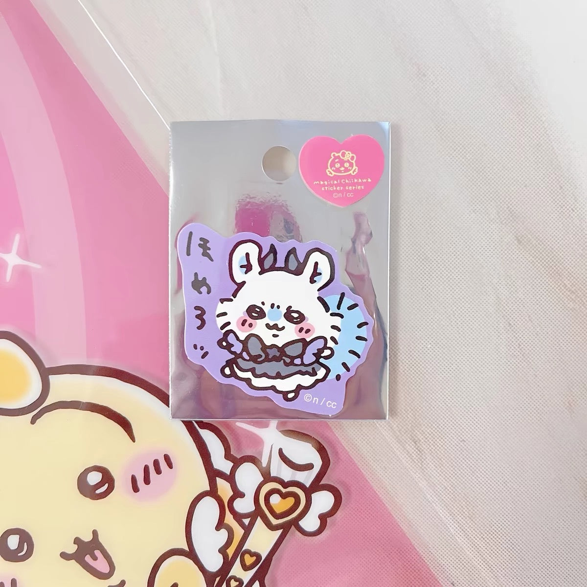 Chiikawa 吉伊卡哇|超魔法少女/小魔仙系列单张角色贴纸/手机贴/行李箱贴|约H50 x W50mm