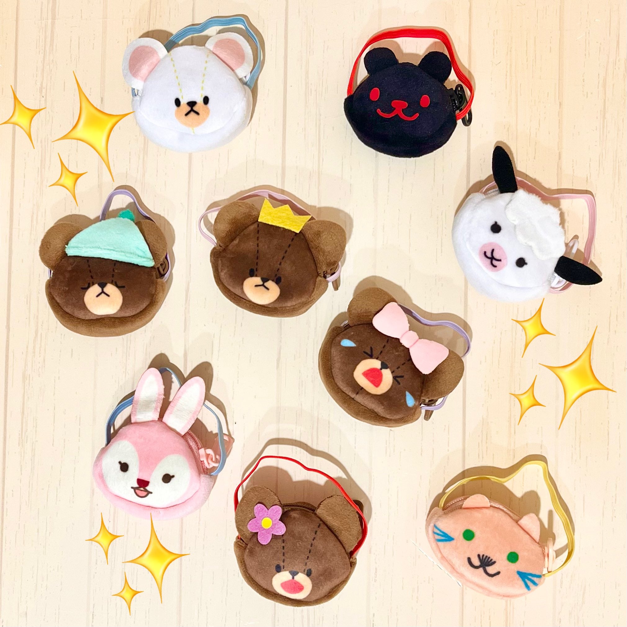 The bear’s school|Plush Toy Pochette mystery bag/blind box/All 8 types|1pcs
