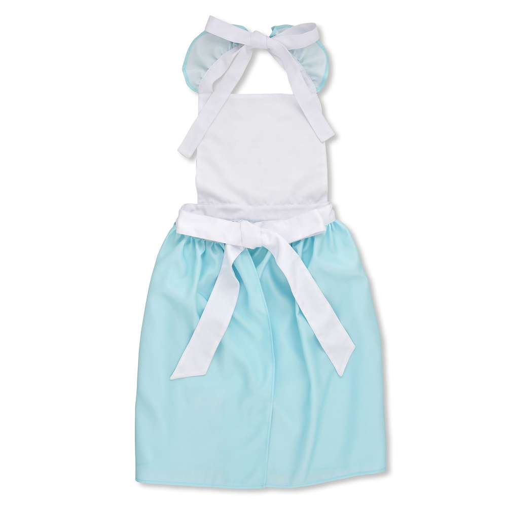 Disney|爱丽丝梦游仙境Alice Sweet Garden甜蜜花园茶会特辑/水彩蝴蝶结蓬蓬印花围裙/可爱公主裙/女仆装/细节精美|约87cmx75cm