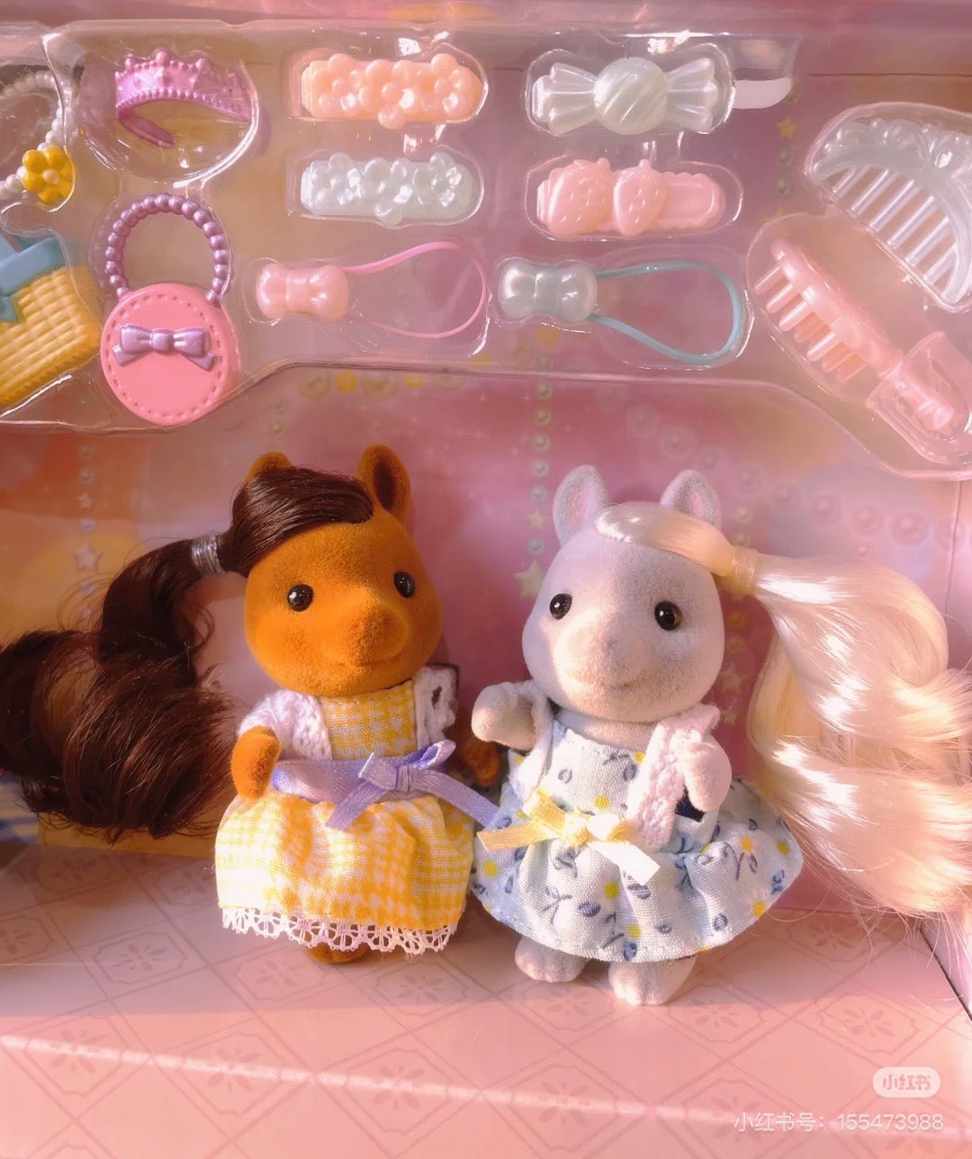 SylvanianFamilies森贝儿家族|Pony Friends Set 小马和朋友们美发套组/玩具/过家家5650