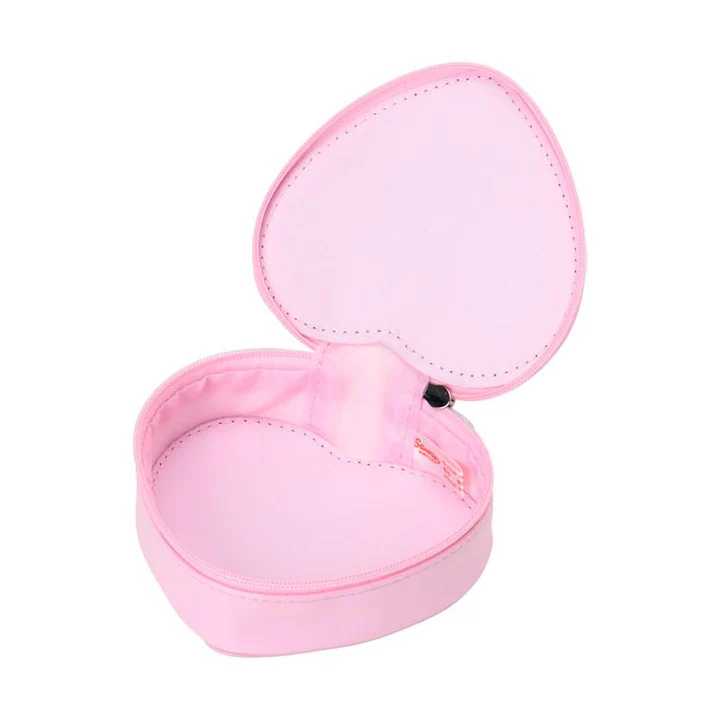 Sanrio| I Love Sanrio Characters Fluffy Plush Mini Pouch with Carabiner|10.5×3.5×9.5cm approx.