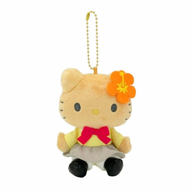 Sanrio|Hello Kitty 50th Anniversary Collection Standard Tokimeki Heisei Kogal Mascot Holder /Plush Keychain|10×8.5×4.5cm approx.