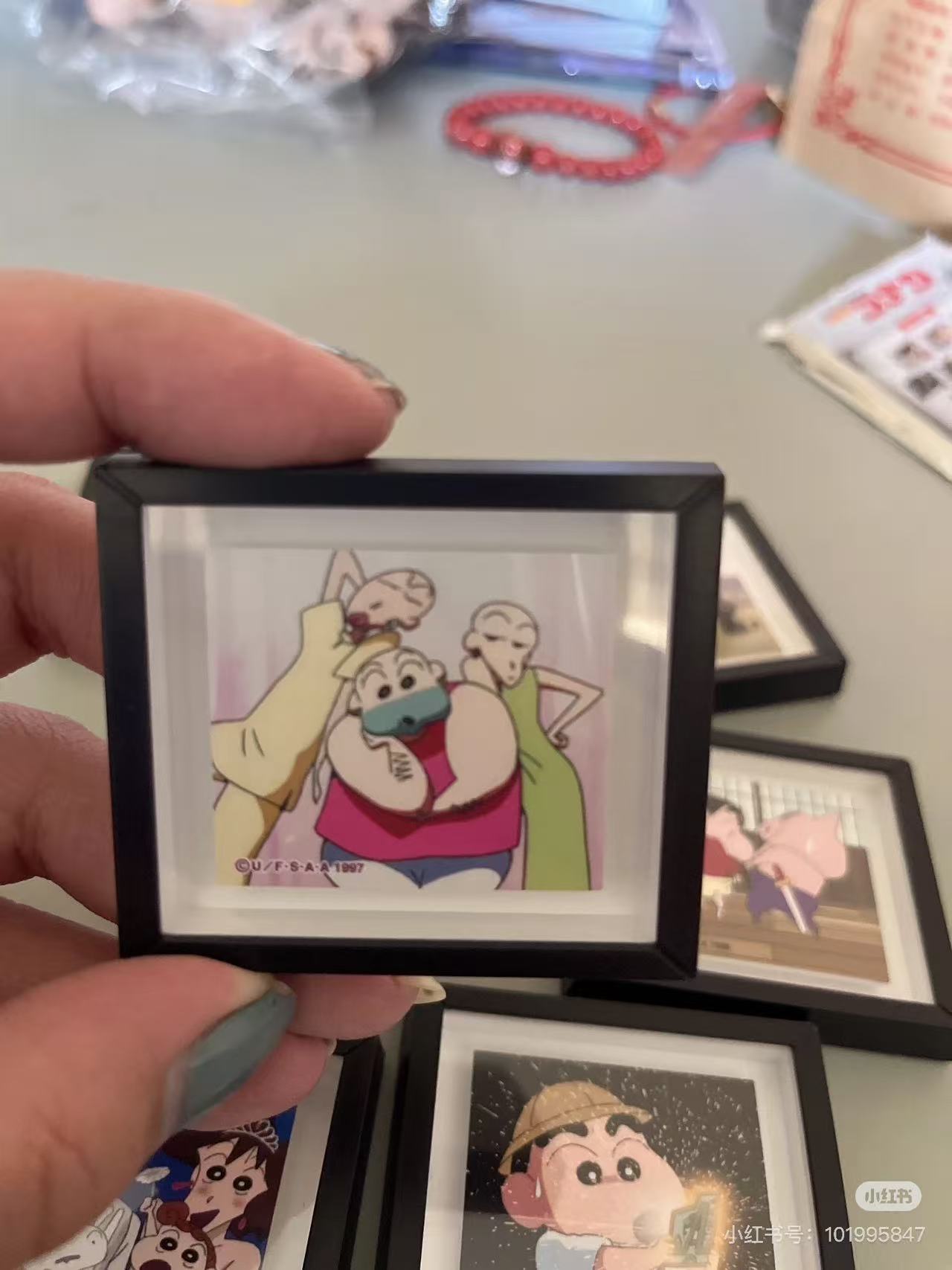 Crayon shin-chan|Frame Magnet Collection mystery bag/blind box/All 6 types|1pcs