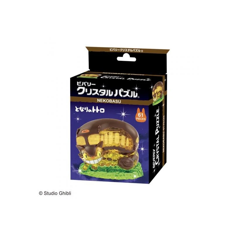 My neighbor totoro|Beverly Crystal 3D Puzzle Studio Ghibli-Catbus |W110xH175xD56mm approx.