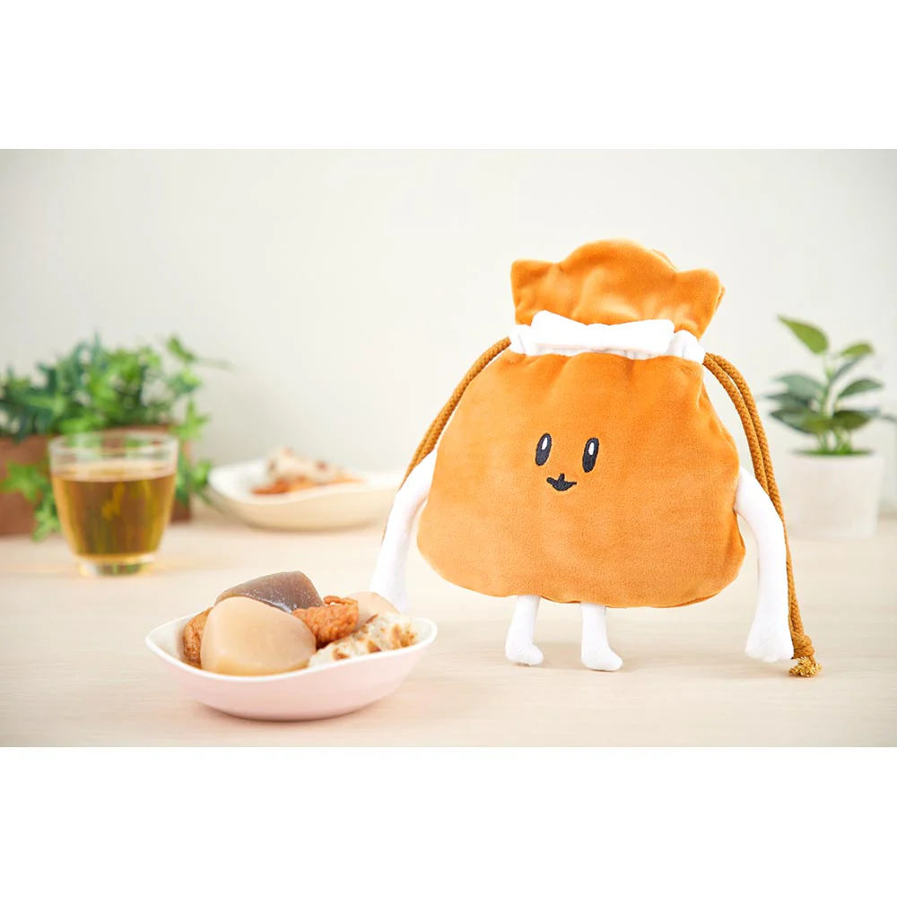 Nagano嘲讽熊|Market Mochikin Drawstring麻薯福袋巾着/收纳包/束口袋|约H240 x W270 x D25mm