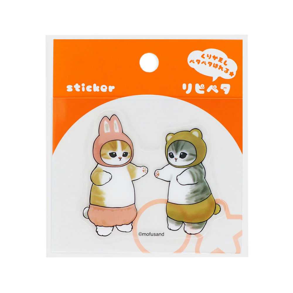 Mofusand| Meow Pants! Sticker|H65 x W80 x D0.3mm approx.